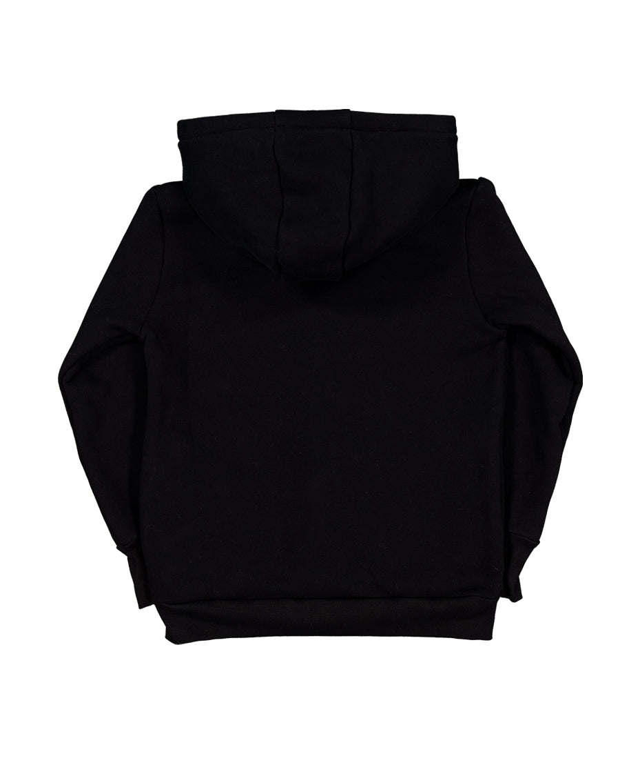 Radicool Tribe Zip Hood in Black