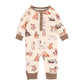 Minihaha Cool Dogs Print Henley Romper