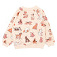 Minihaha Cool Dogs Print Sweatshirt