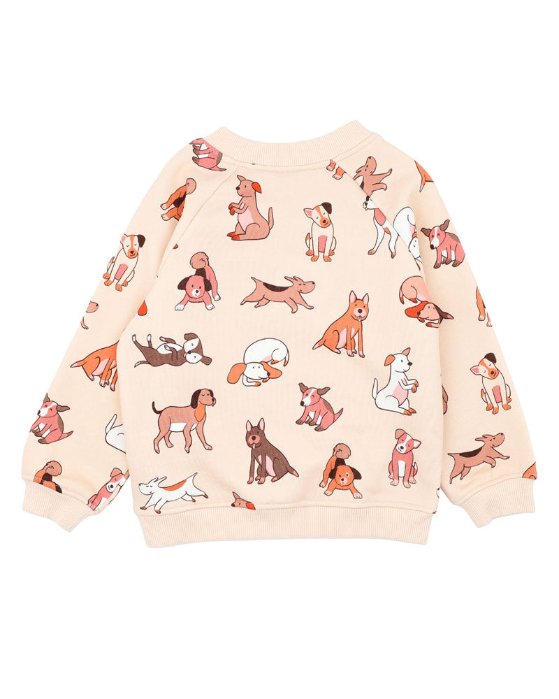 Minihaha Cool Dogs Print Sweatshirt