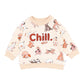 Minihaha Cool Dogs Print Sweatshirt