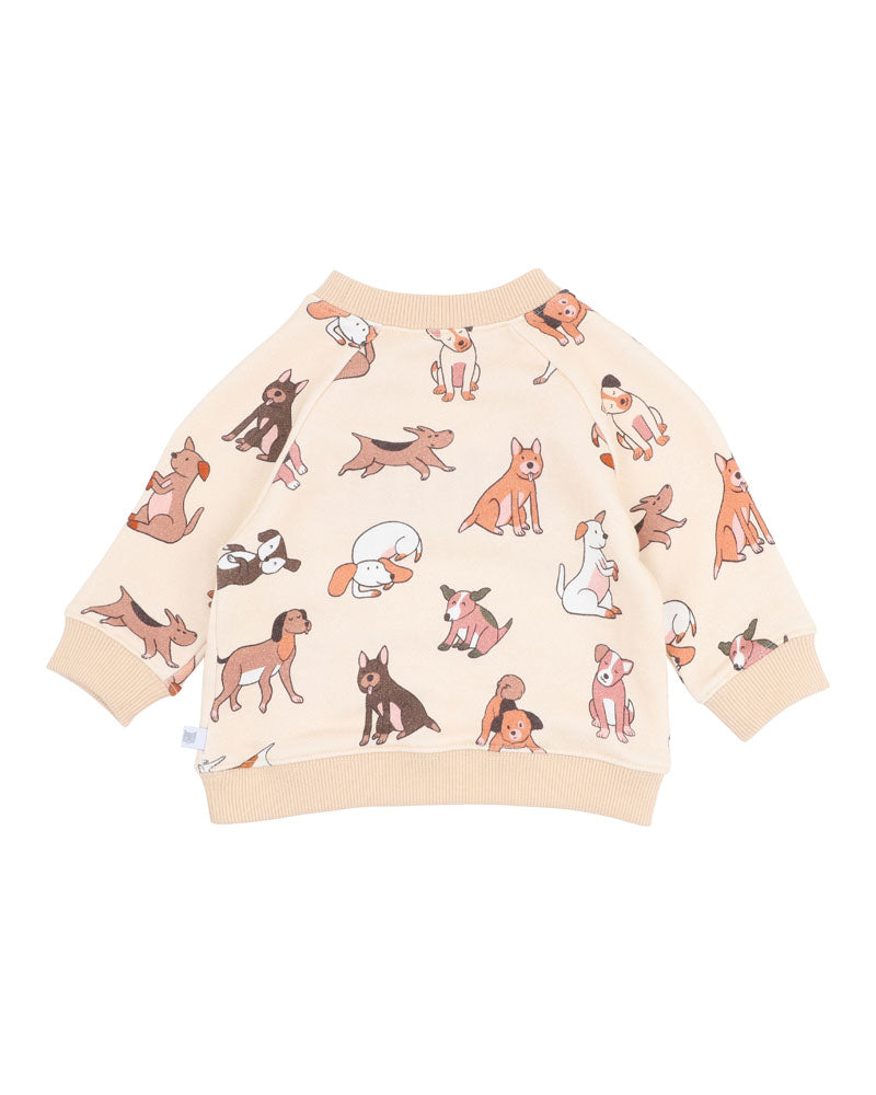 Minihaha Cool Dogs Print Sweatshirt
