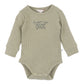 Minihaha Baby Outback Adventure Ribbed Long Sleeve Bodysuit Khaki
