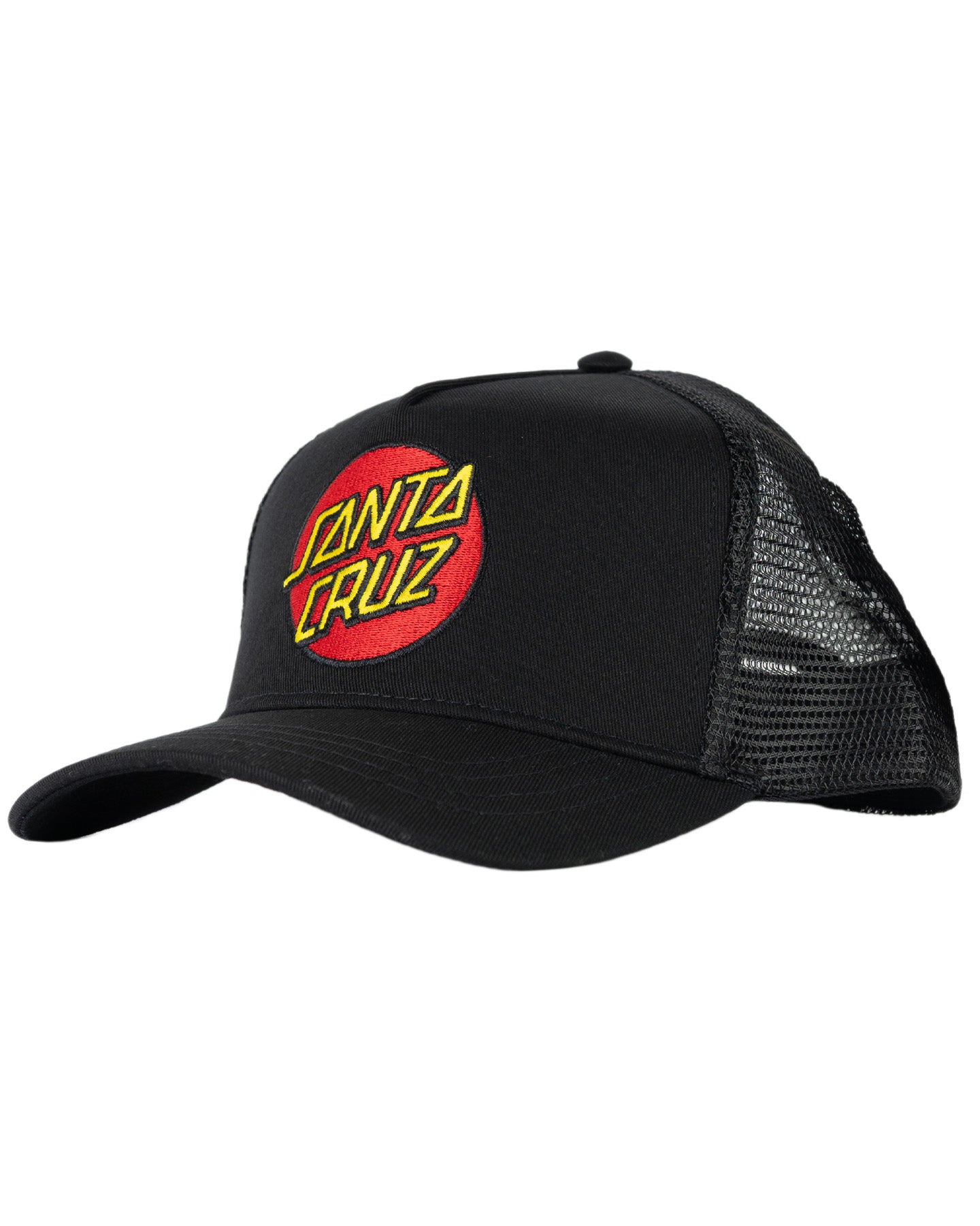 Santa Cruz Classic Dot Trucker Cap Black