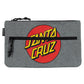 Santa Cruz Classic Dot Pencil Case Grey Marle