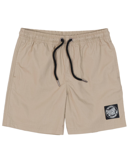 Santa Cruz MFG Cruzier Solid Beach Short Tan