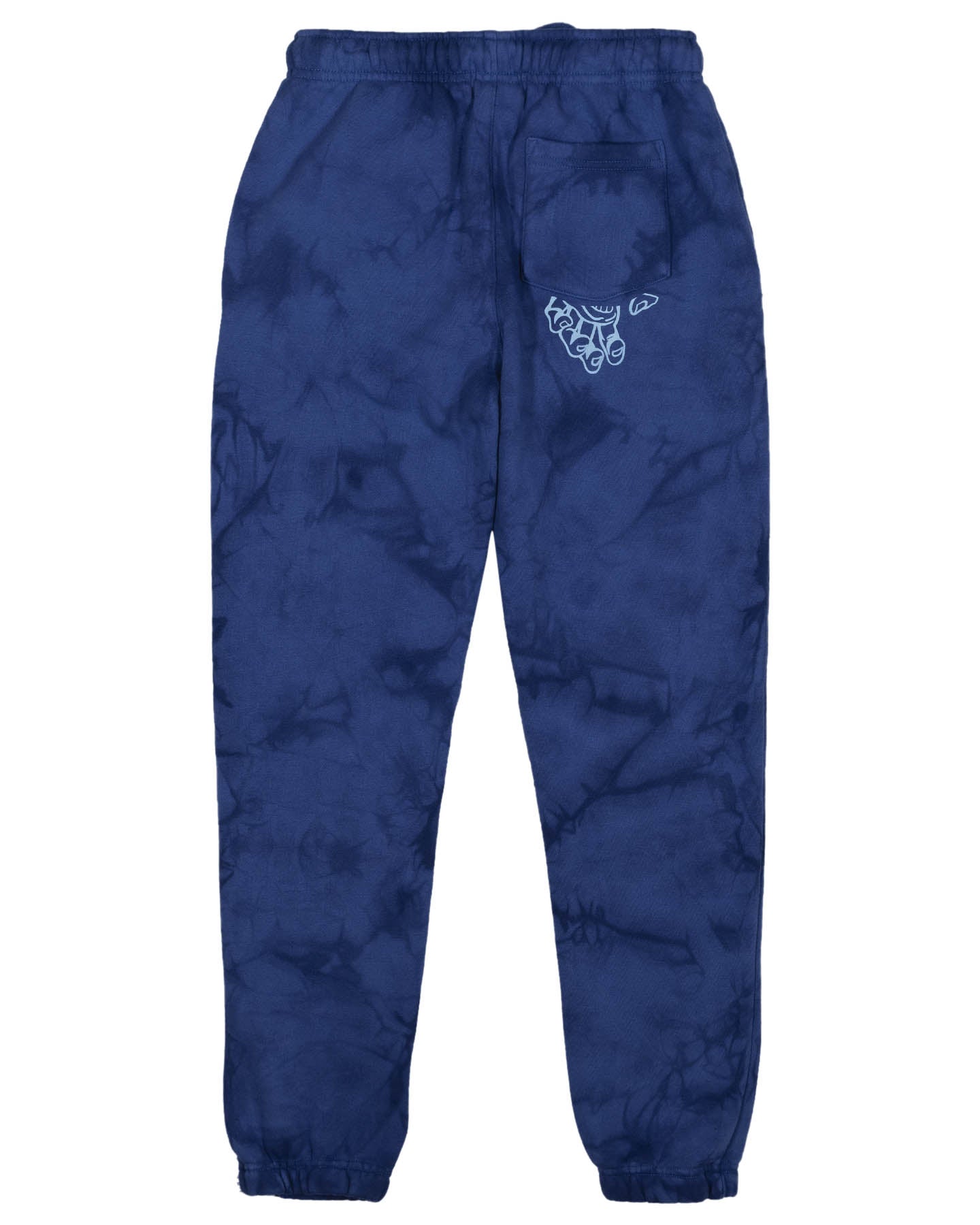 Santa Cruz Inherit Strip Track Pant Dark Blue Tie Dye