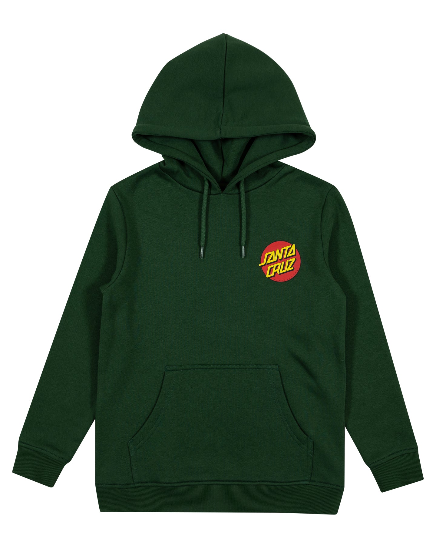 Santa Cruz Classic Dot Puff Chest Hoodie Dark Green