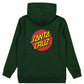 Santa Cruz Classic Dot Puff Chest Hoodie Dark Green