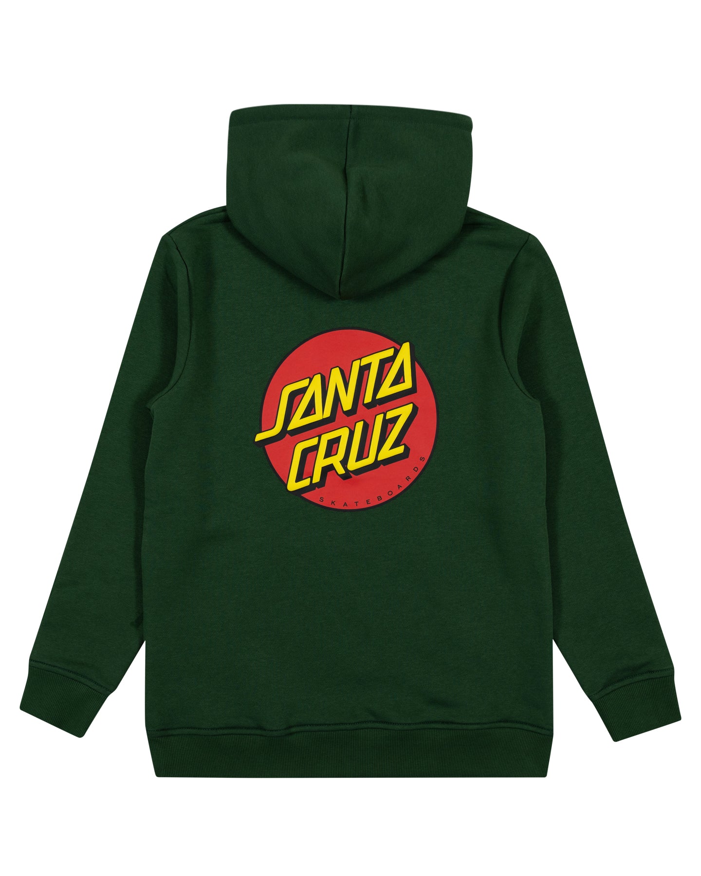 Santa Cruz Classic Dot Puff Chest Hoodie Dark Green