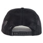 Santa Cruz Oval Check Flame Dot Trucker Cap Black