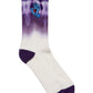 Santa Cruz Screaming Hand Crew Sock 2pack Cream Tie Dye | Purple