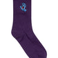 Santa Cruz Screaming Hand Crew Sock 2pack Cream Tie Dye | Purple