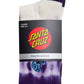 Santa Cruz Screaming Hand Crew Sock 2pack Cream Tie Dye | Purple