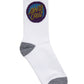 Santa Cruz Bold Shadow Dot Crew Sock 4pack Black | White | Grey Marle