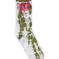 Santa Cruz Opus Dot Crew Sock 2pack Moss Tie Dye | Dark Blue Tie Dye