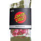 Santa Cruz Opus Dot Crew Sock 2pack Moss Tie Dye | Dark Blue Tie Dye