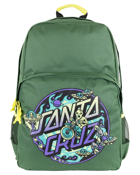 Santa Cruz Winkowski Dope Planet 2 Dot Backpack Dark Green