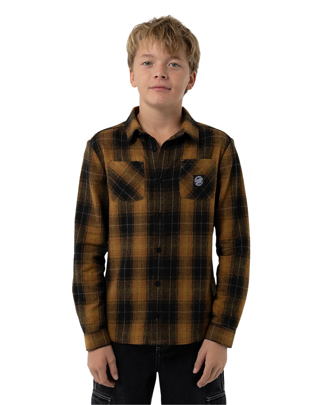 Santa Cruz MFG Axle Plaid Shirt Ginger