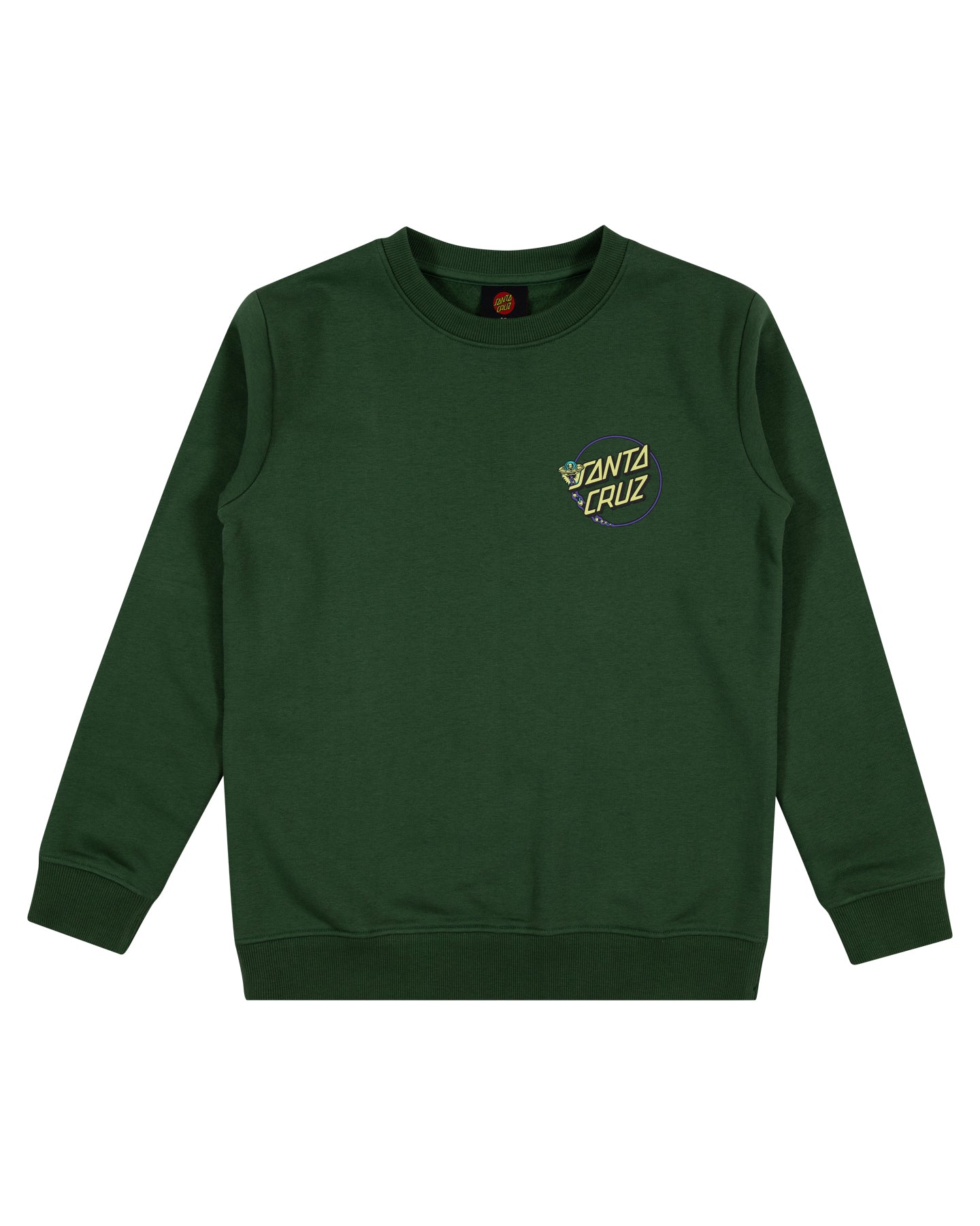 Santa Cru Winkowski Dope Planet 2 Dot Sweater Dark Green