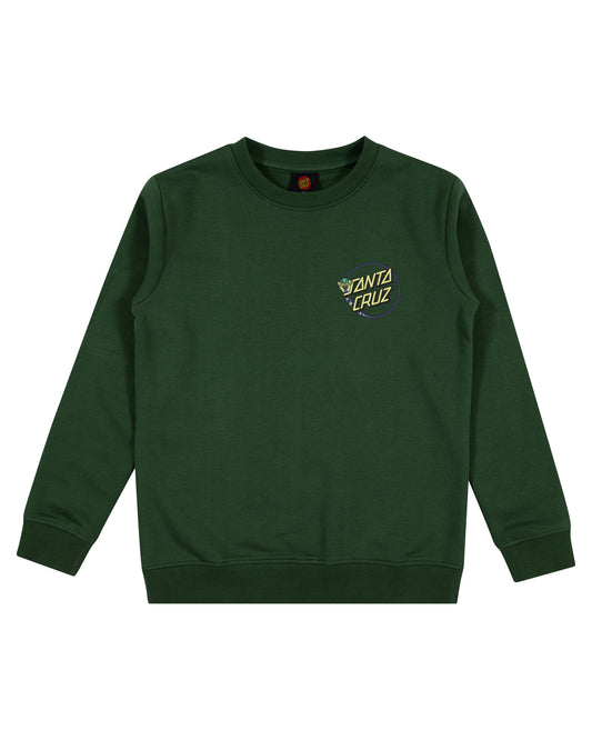 Santa Cru Winkowski Dope Planet 2 Dot Sweater Dark Green