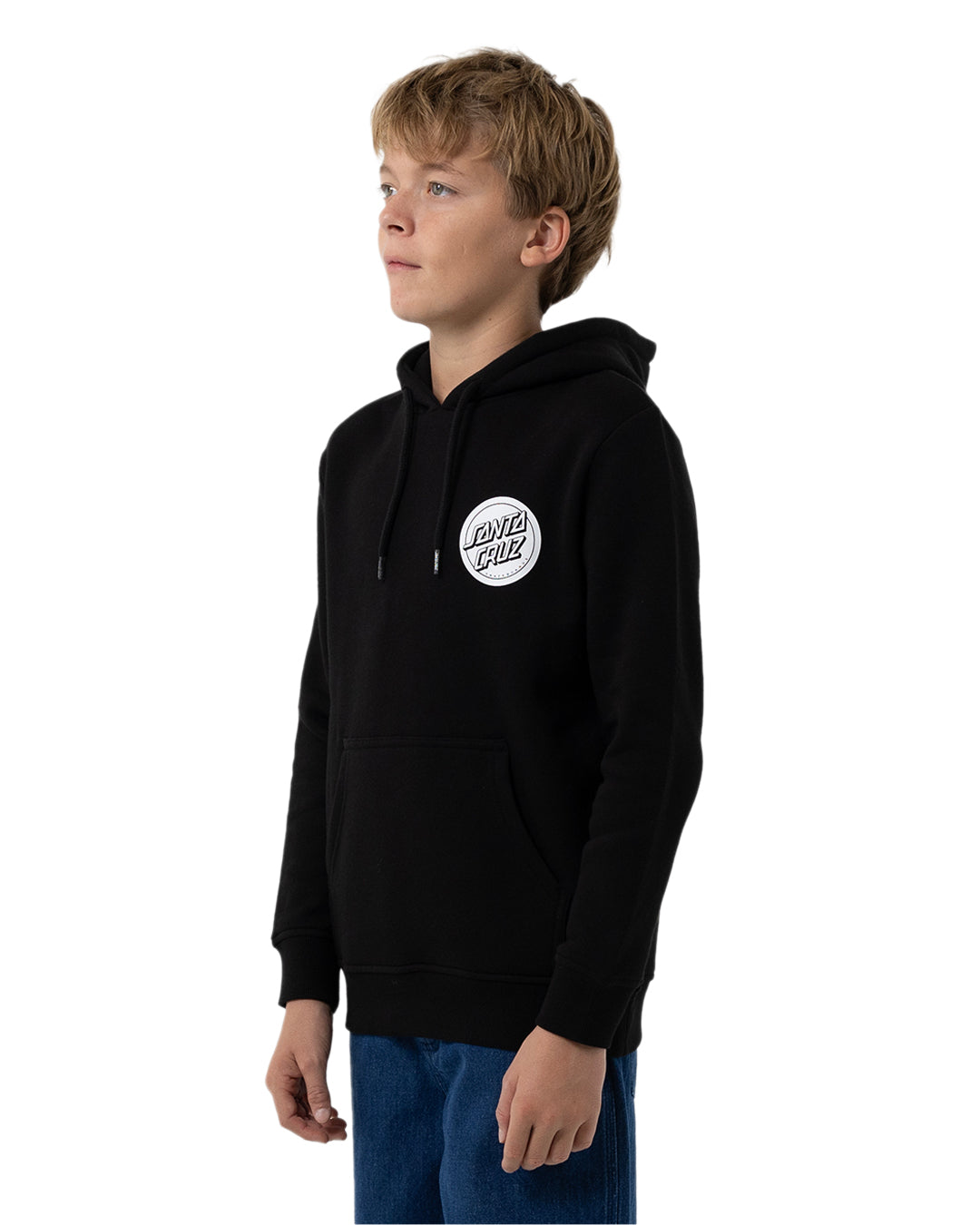 Santa Cruz Reverse Dot Mono Hoodie Black