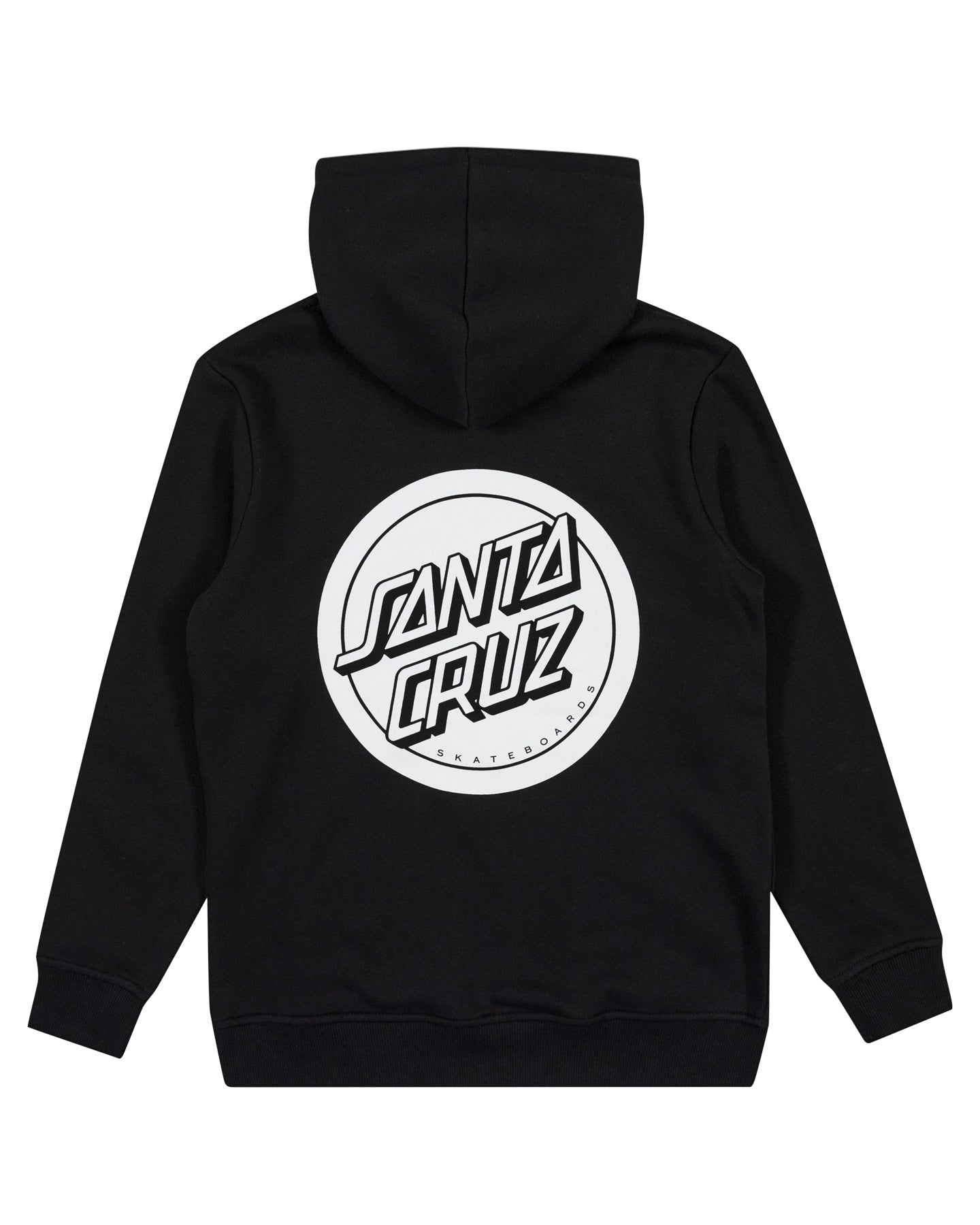 Santa Cruz Reverse Dot Mono Hoodie Black