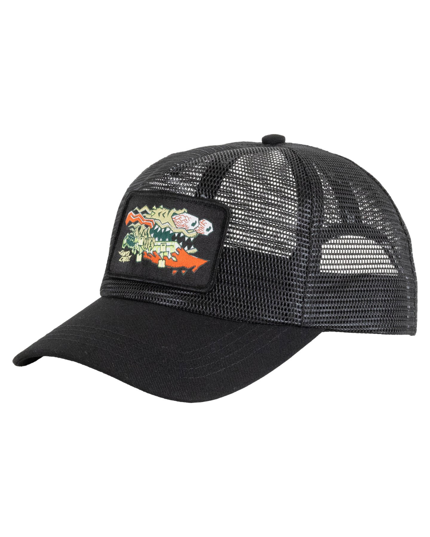 Santa Cruz Meek Scratched Slasher Trucker Cap Black