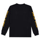 Santa Cruz Screaming Mouth Mono Front Long Sleeve Tee Black