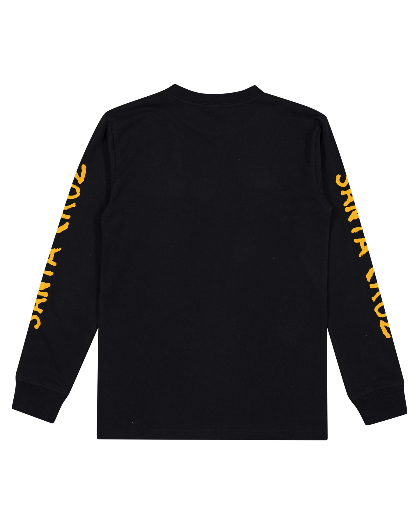 Santa Cruz Screaming Mouth Mono Front Long Sleeve Tee Black