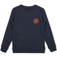 Santa Cruz Classic Dot Chest Sweater Charcoal