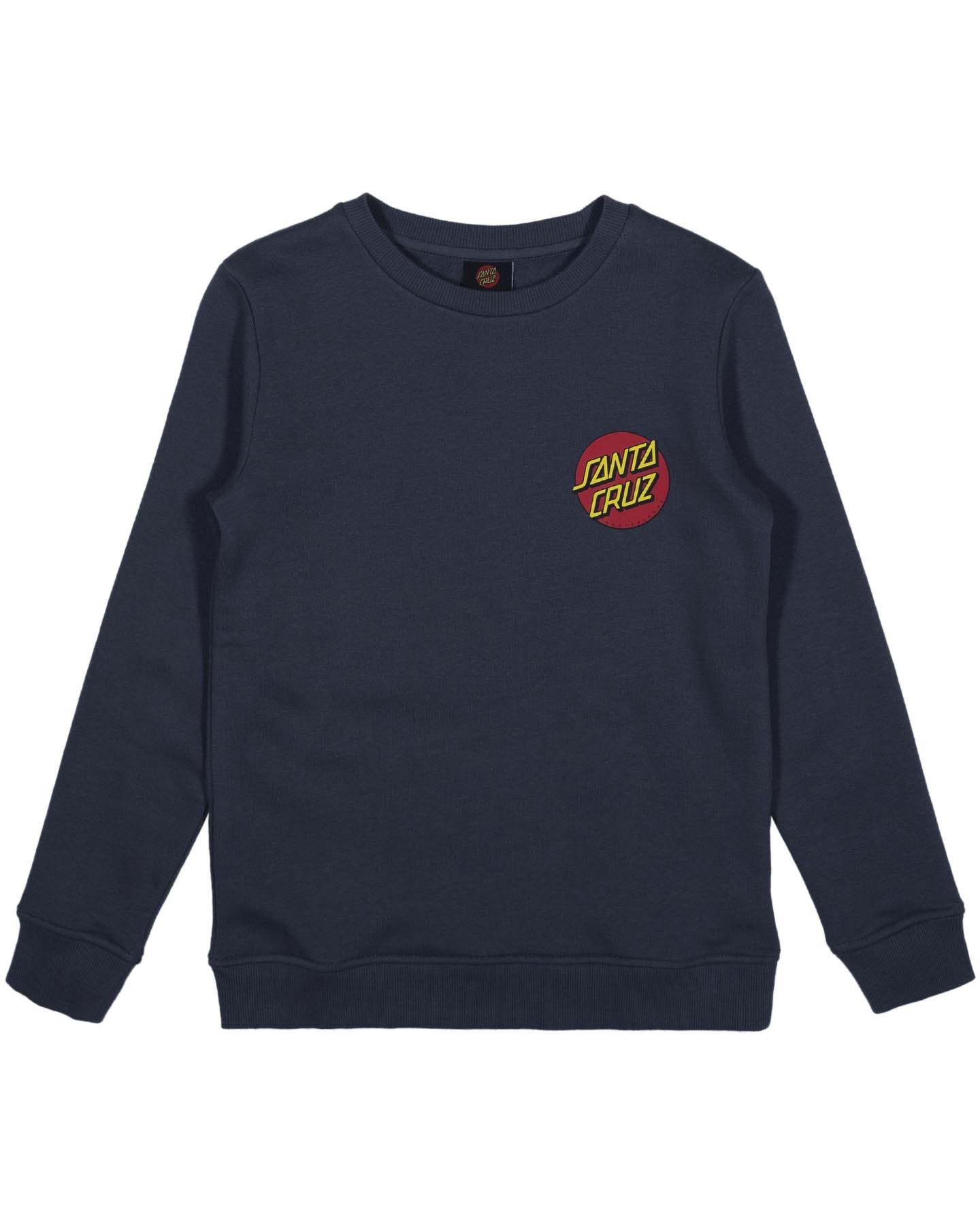 Santa Cruz Classic Dot Chest Sweater Charcoal