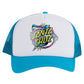 Santa Cruz Shark Dot Trucker Cap Turquoise