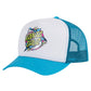 Santa Cruz Shark Dot Trucker Cap Turquoise