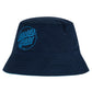 Santa Cruz Vivid Dot Mono Reversible Bucket Hat Navy