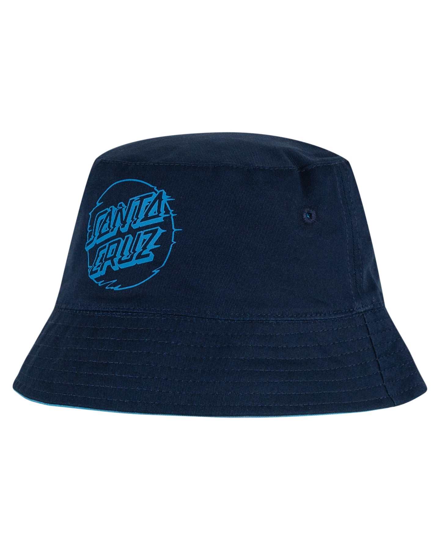 Santa Cruz Vivid Dot Mono Reversible Bucket Hat Navy