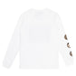 Santa Cruz Toxic Skull Front Long Sleeve Tee White