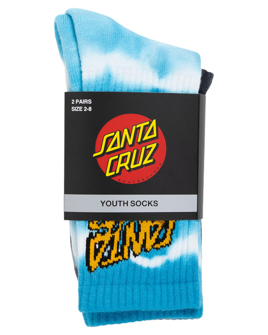 Santa Cruz Rad Stack Crew Sock 2 Pack