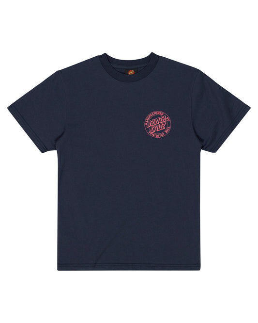 Santa Cruz MFG Dot Fade Tee Navy