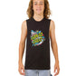 Santa Cruz Shark Dot Front Muscle Tee Black