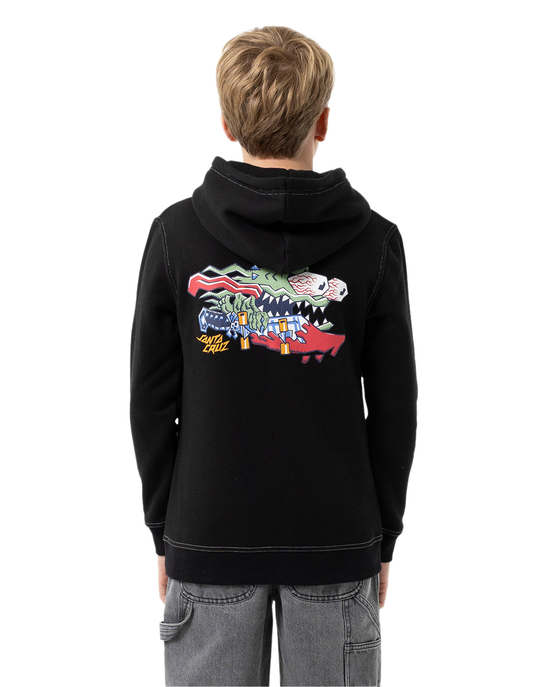 Santa Cruz Meek Scratched Slasher Hoodie Black