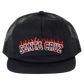 Santa Cruz Flamed Collegiate Arch Trucker Black