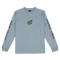 Santa Cruz Brain Dot Centre Hollow Strip Long Sleeve Tee Slate