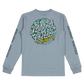 Santa Cruz Brain Dot Centre Hollow Strip Long Sleeve Tee Slate