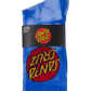 Santa Cruz Dye Crew Sock 2pack Blue Tie Dye | Teal Tie Dye
