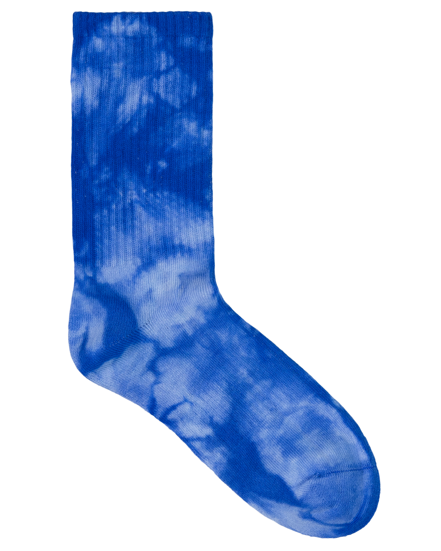 Santa Cruz Dye Crew Sock 2pack Blue Tie Dye | Teal Tie Dye