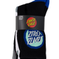 Santa Cruz Bold Shadow Dot Crew Sock Black | White | Grey Marle