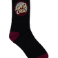Santa Cruz Bold Shadow Dot Crew Sock Black | White | Grey Marle