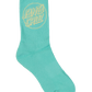 Santa Cruz Opus Dot Crew Sock 3pack Cobalt | Butter | Teal