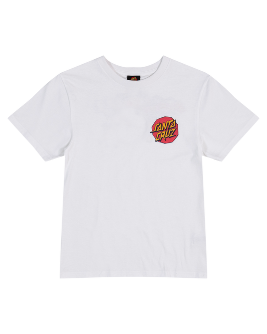Santa Cruz Meek Scratched Slasher Tee White